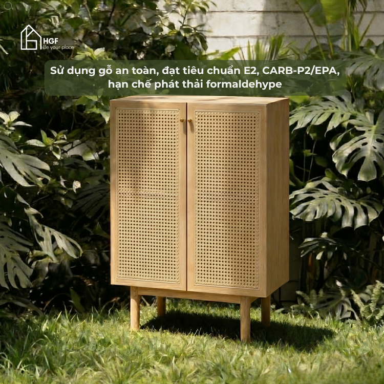 Tủ lưu trữ MEY HGF 2 cánh, gỗ MDF, 70x40x90cm, TLT015