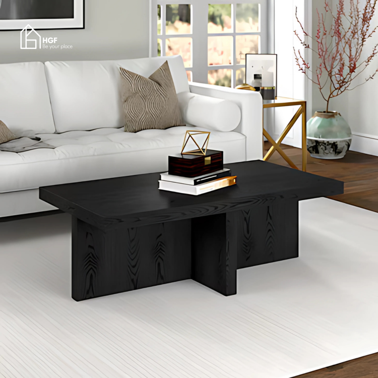 Bàn trà phòng khách RITA HGF hiện đại, gỗ MDF, 100x50x40cm, BT001