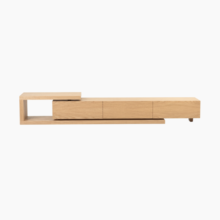 Tủ tivi Reed HGF 3 hộc kéo, gỗ MDF, 160x40x40cm, TTV018