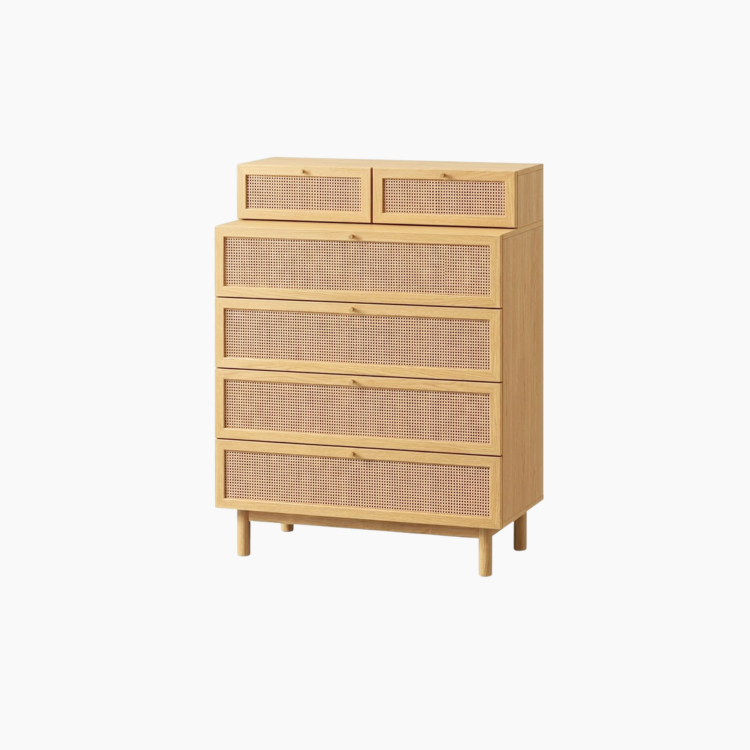 Tủ lưu trữ MEY HGF 6 hộc kéo, gỗ MDF, 80x40x120cm, TLT072