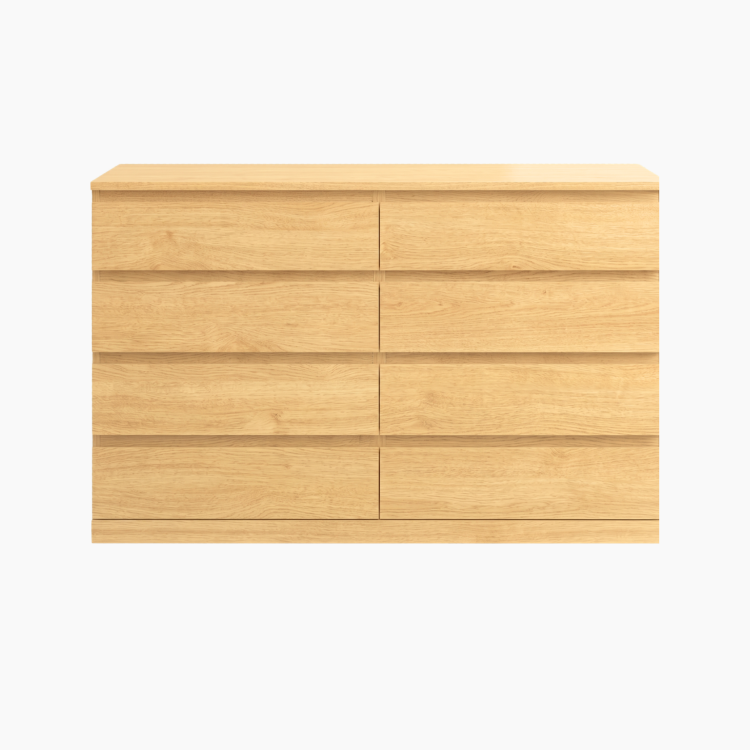Tủ lưu trữ đa năng MAL HGF 8 hộc kéo, gỗ MDF, 120x40x90cm, TLT069