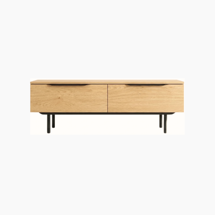 Bàn trà phòng khách RIA HGF 2 ngăn kéo, gỗ MDF, 100x50x45cm, BT014