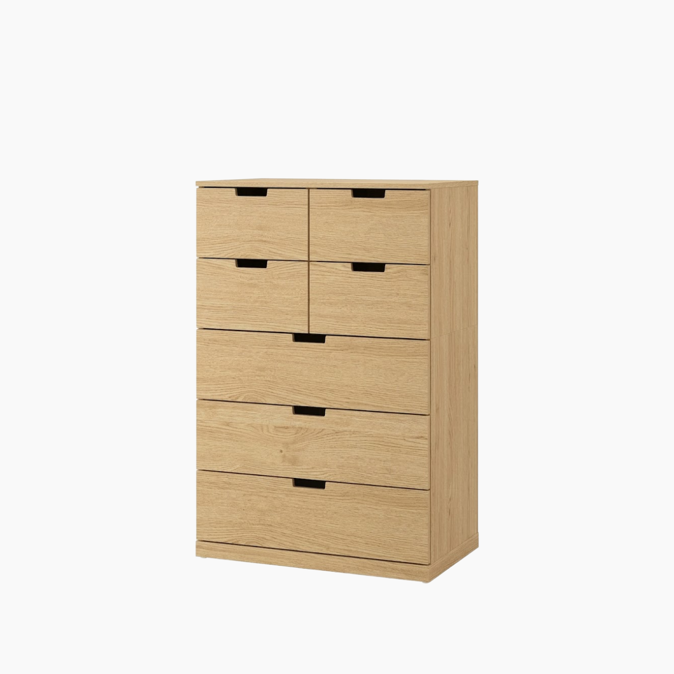 Tủ lưu trữ DAMIEN HGF 7 hộc kéo, gỗ MDF phủ Melamine, 80x40x121cm, TLT106