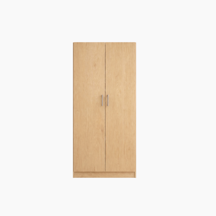 Tủ quần áo DOJY HGF 2 cánh nhiều ngăn, gỗ MDF, 80x55x180cm, TQA004