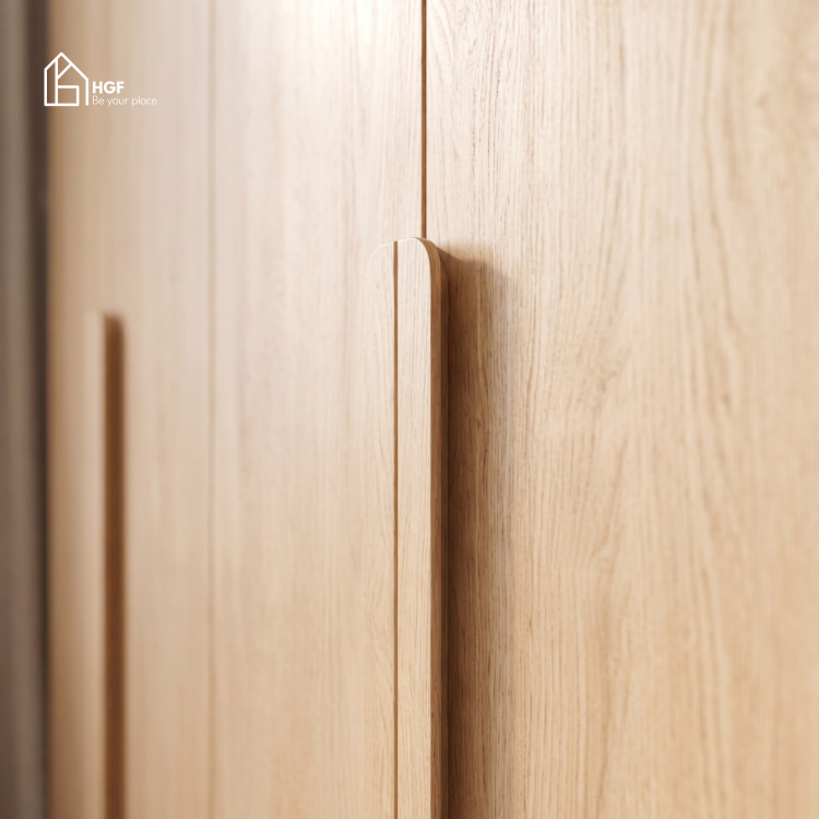 Tủ quần áo SHUN HGF 2-4 cánh, gỗ MDF, 160x60x200cm, TQA030