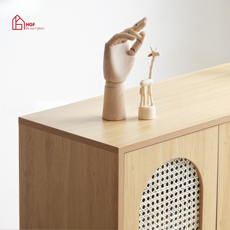 Tủ lưu trữ MECHAY HGF 3 cánh, gỗ MDF, 100x40x90cm, TLT001