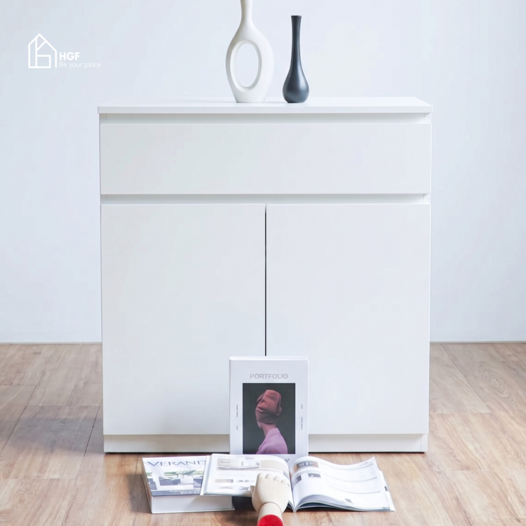 Tủ giày IMA HGF 2 cánh 1 hộc kéo, gỗ MDF, 80x40x100cm, TG004