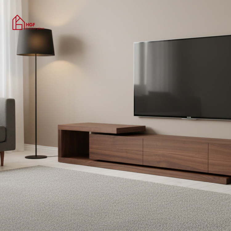 Tủ tivi Reed HGF 3 hộc kéo, gỗ MDF, 160x40x40cm, TTV018