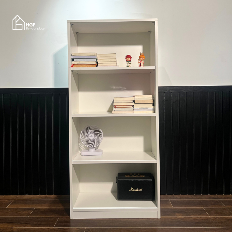 Kệ sách ILA HGF 3 - 6 tầng, gỗ MDF, 61x30x102/134/165/197cm, KS001