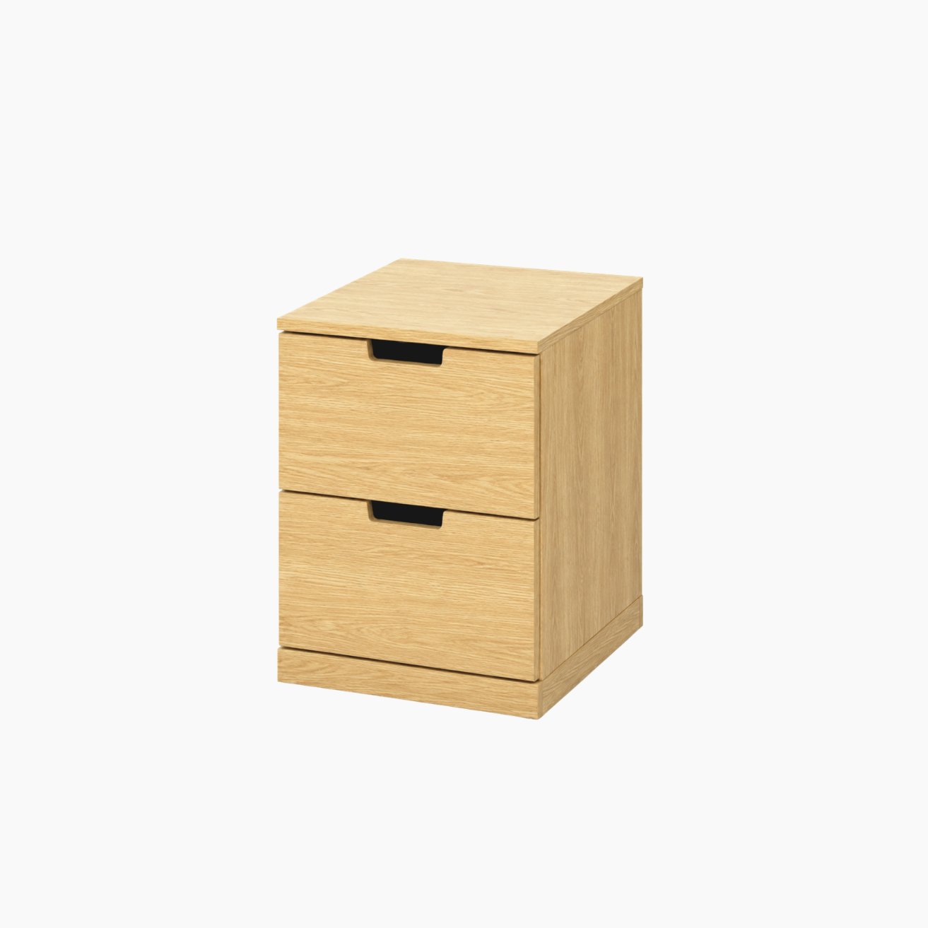 Tủ đầu giường DAMIEN HGF 2 hộc kéo, gỗ MDF phủ Melamine, 40x35x50cm, TDG014