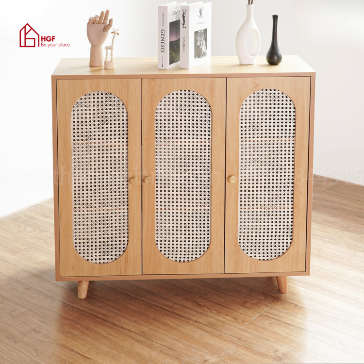 Tủ lưu trữ MECHAY HGF 3 cánh, gỗ MDF, 100x40x90cm, TLT001