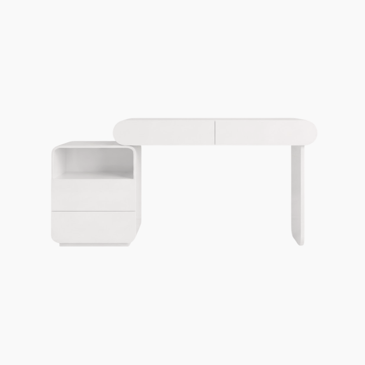 Bàn trang điểm OLIVE HGF 4 hộc kéo, gỗ MDF phủ sơn 2K, 120x40x75cm, BTD017