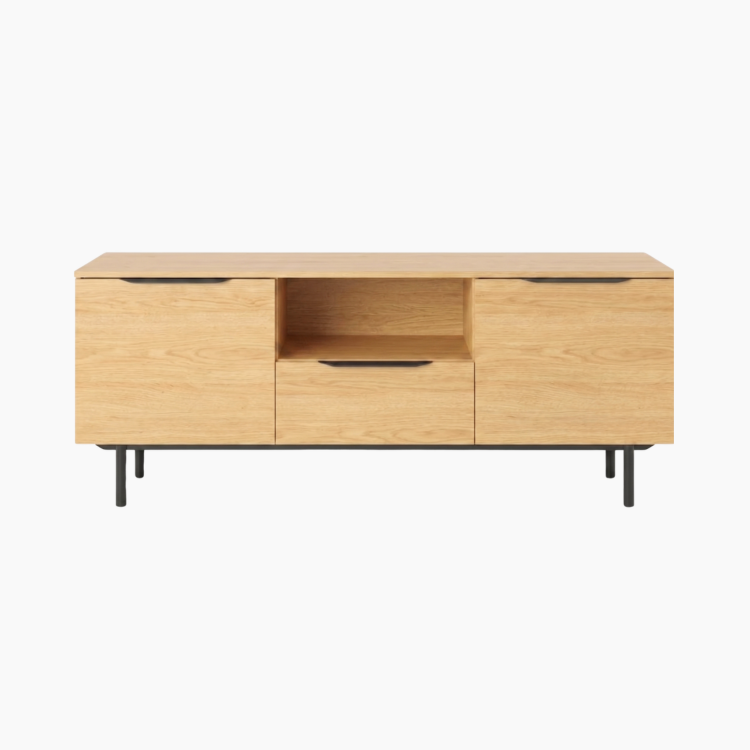 Tủ tivi RIA HGF 2 cánh 1 hộc kéo, gỗ MDF, 160x40x55cm, TTV080