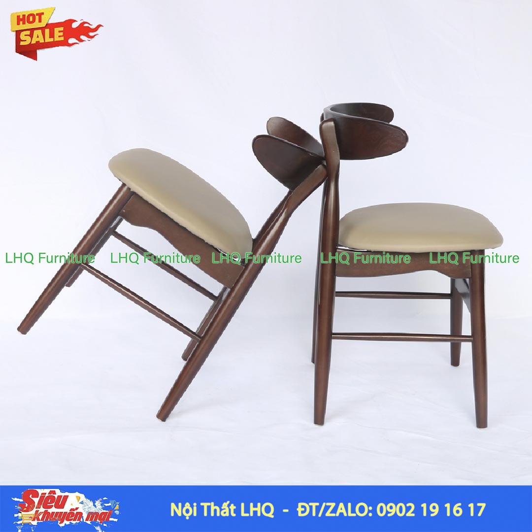 Bộ bàn ghế ăn Vầng Trăng 4 ghế