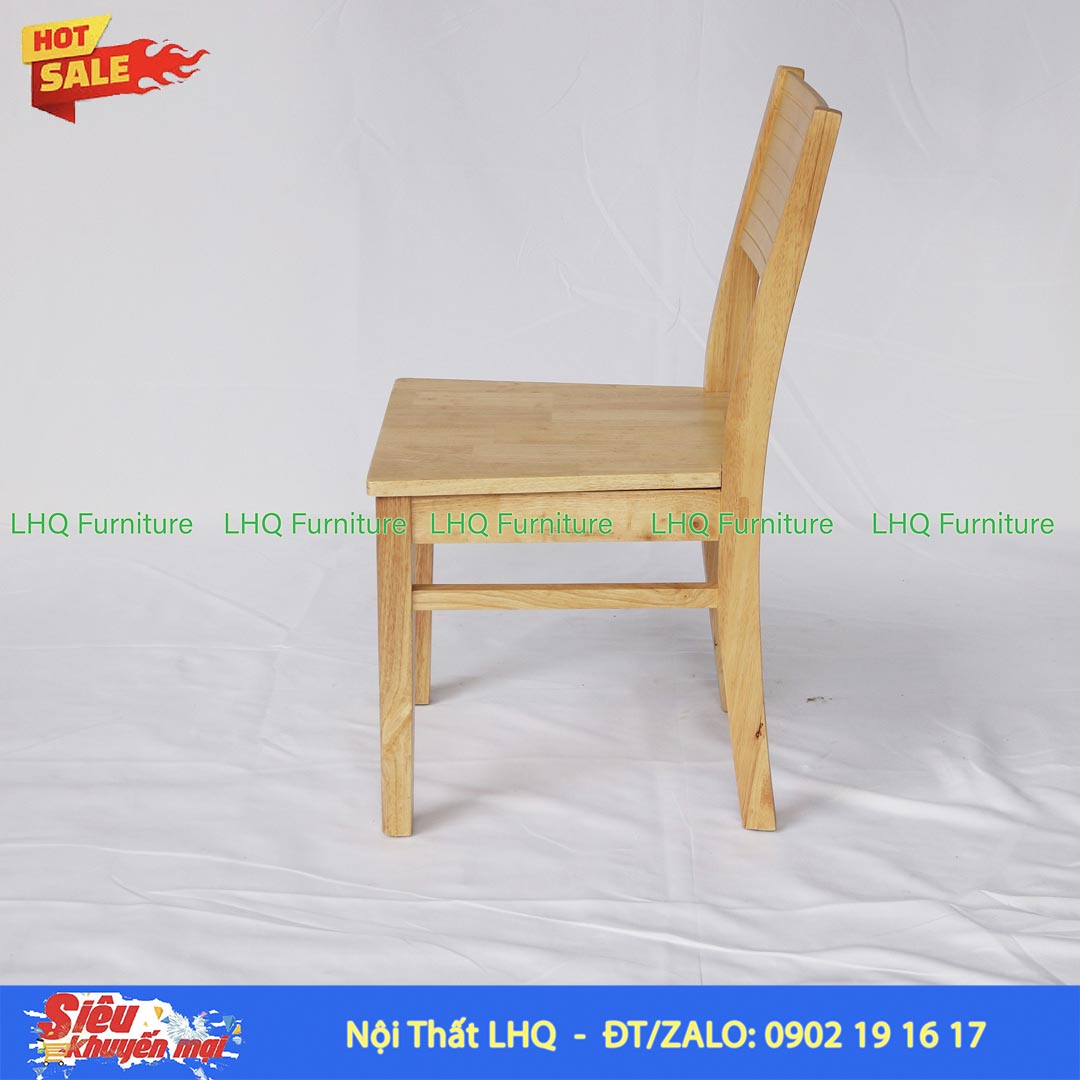 Ghế Cafe Cherry Gỗ Cao Su – Thanh Lịch, Chắc Chắn Cho Mọi Không Gian