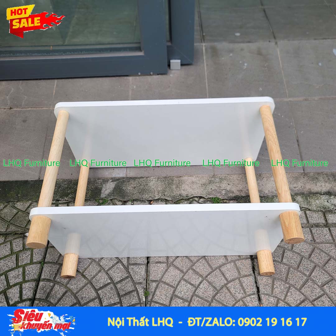 Kệ trang trí 2 tầng 50x30x39cm – Nhỏ gọn, tiện dụng cho nhiều không gian