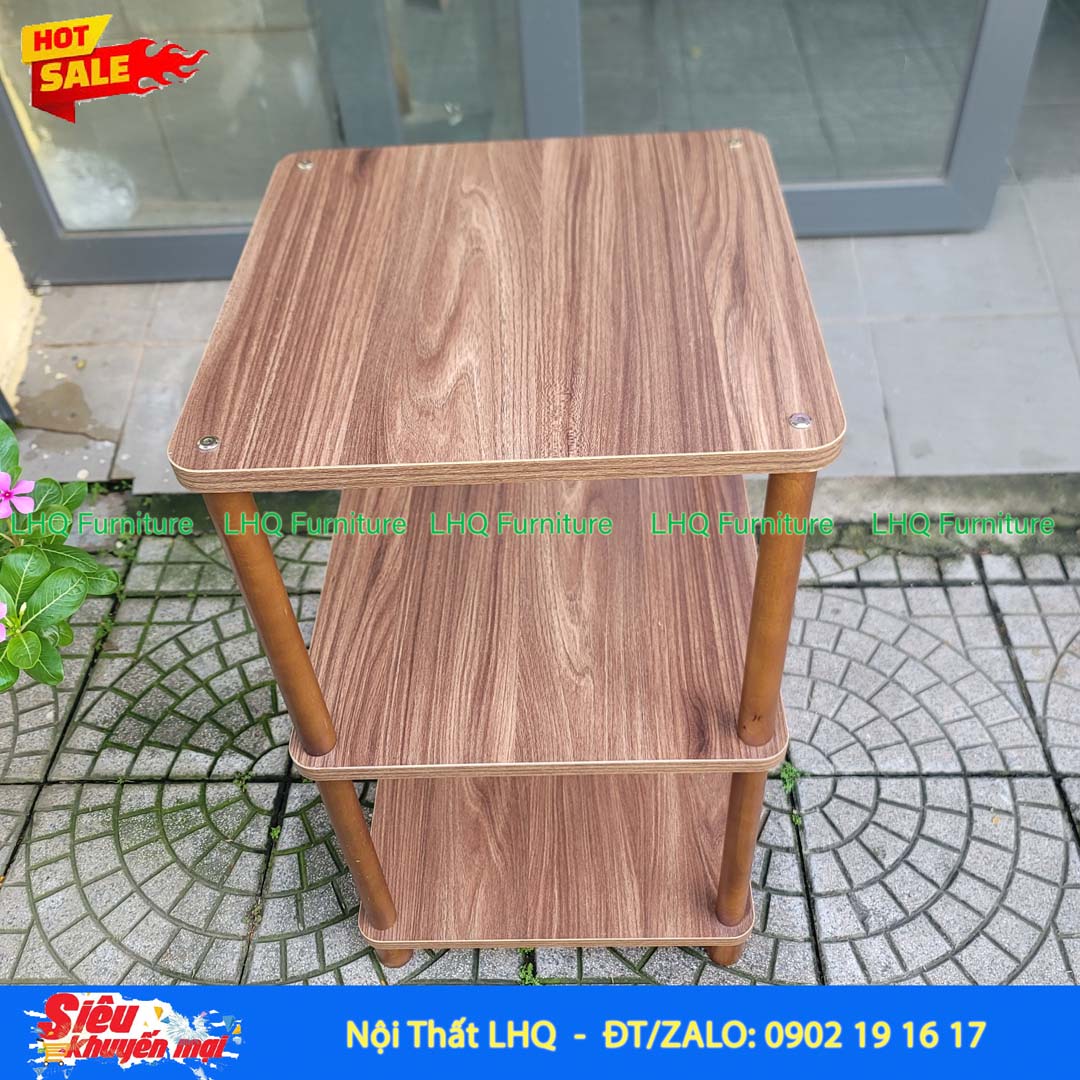 Kệ trang trí vuông 3 tầng 40x40cm – Tăng không gian trưng bày, tối ưu diện tích