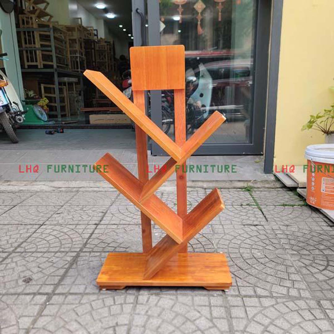 Kệ Sách Xương Cá 4 Tay – Giải Pháp Lưu Trữ Gọn Gàng, Hiện Đại Cho Mọi Không Gian