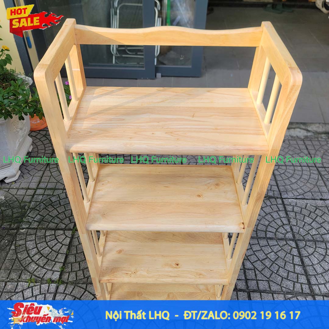 Kệ Sách Gỗ 4 Tầng Rộng 50cm – Thiết Kế Chắc Chắn, Tiện Nghi Cho Mọi Không Gian