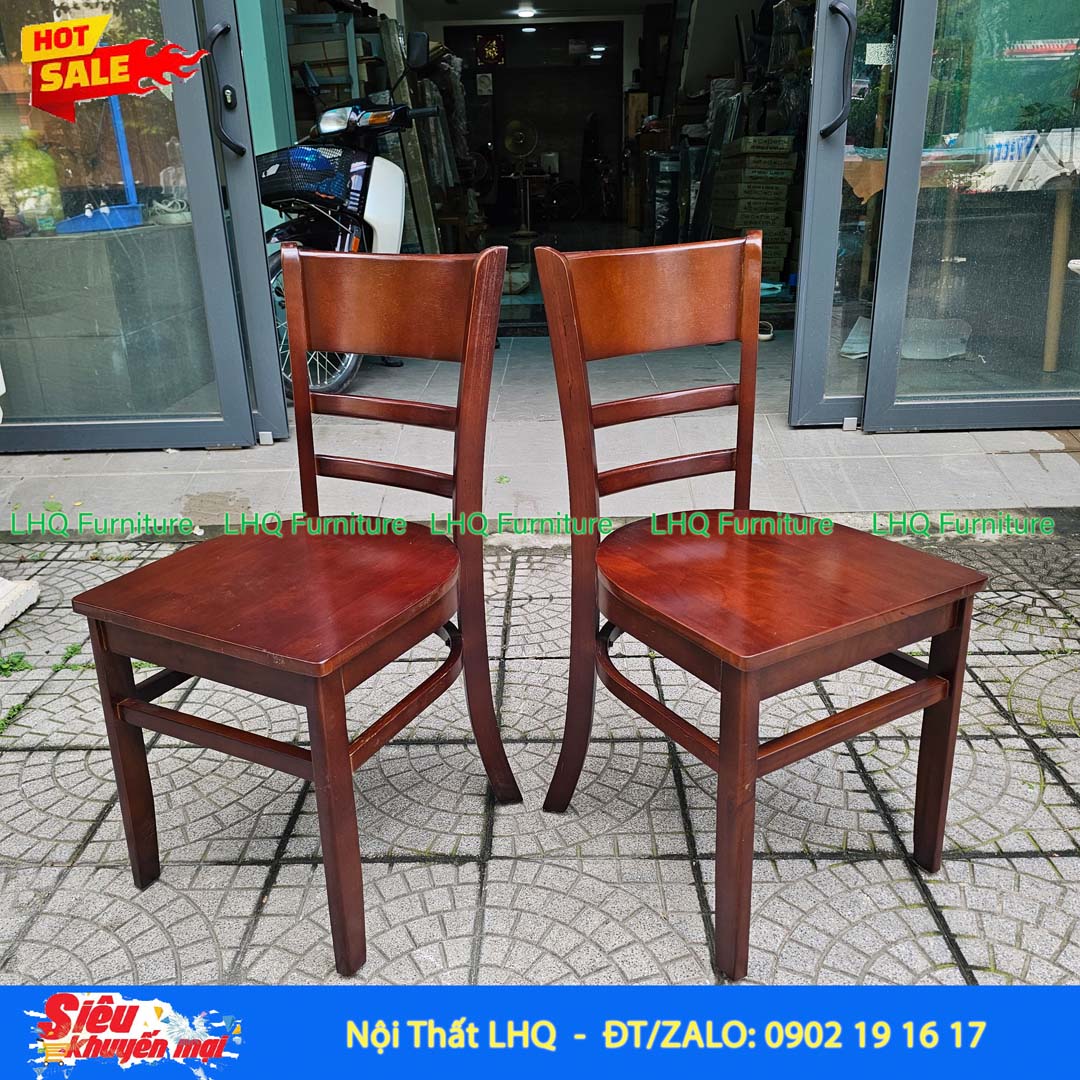 Bộ Bàn 4 Ghế Cabin Mặt Gỗ – Bàn 2 Tầng Tròn 60cm