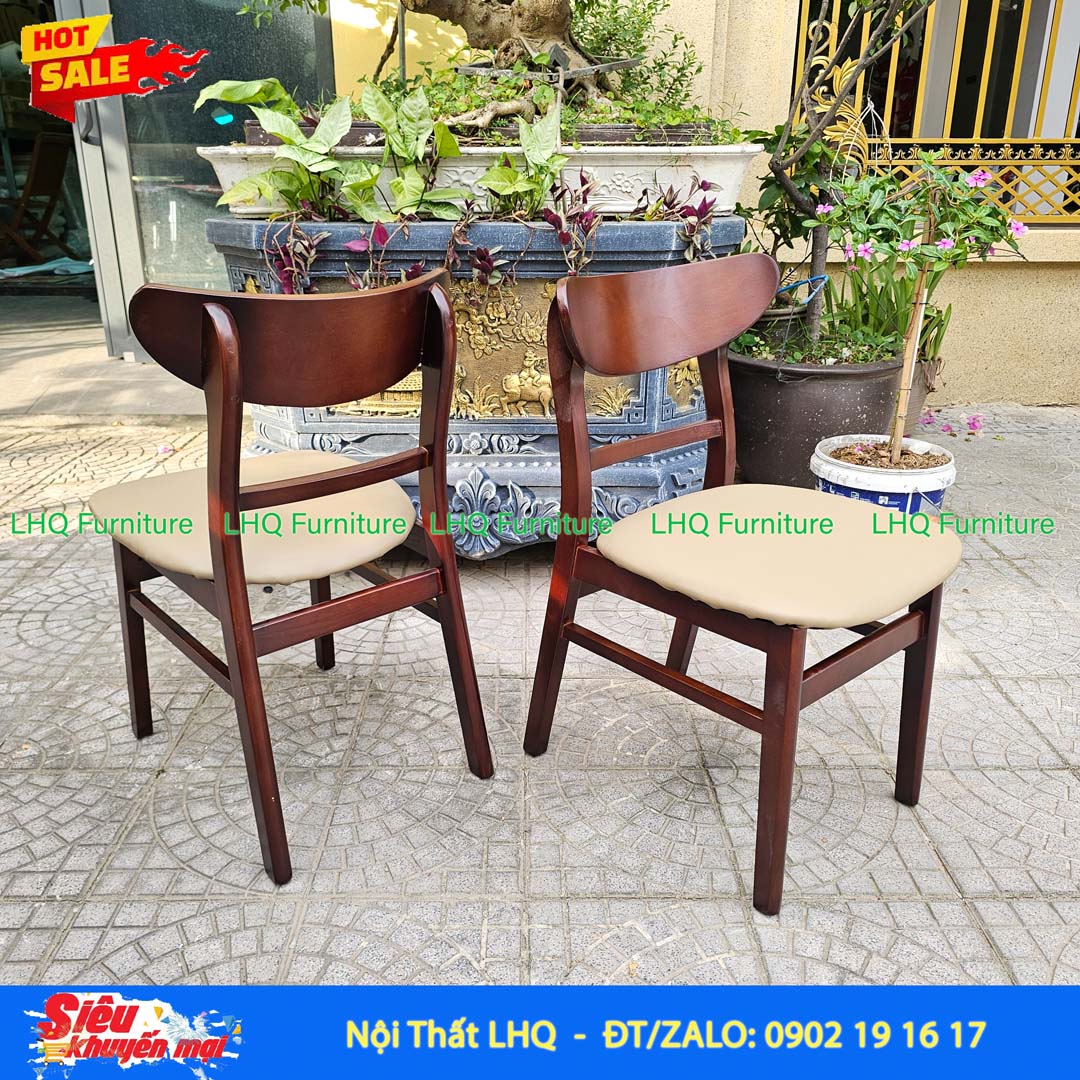 Ghế Cafe – Ghế Ăn Mango Gỗ Cao Su Hiện Đại, Chất Lượng Xuất Khẩu