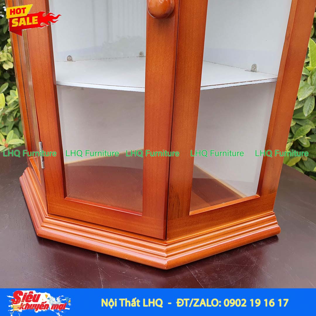 Tủ Thuốc Góc Gỗ Thông 3 Tầng Nhỏ Gọn | Nội Thất LHQ