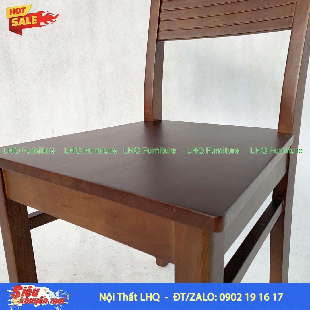 Ghế Cafe Cherry Gỗ Cao Su – Thanh Lịch, Chắc Chắn Cho Mọi Không Gian