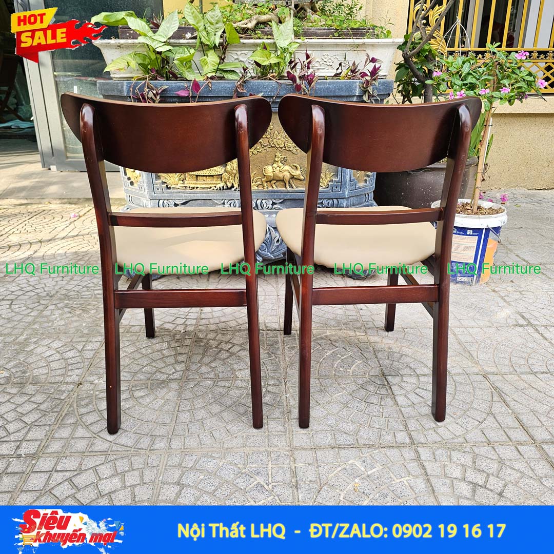 Ghế Cafe – Ghế Ăn Mango Gỗ Cao Su Hiện Đại, Chất Lượng Xuất Khẩu
