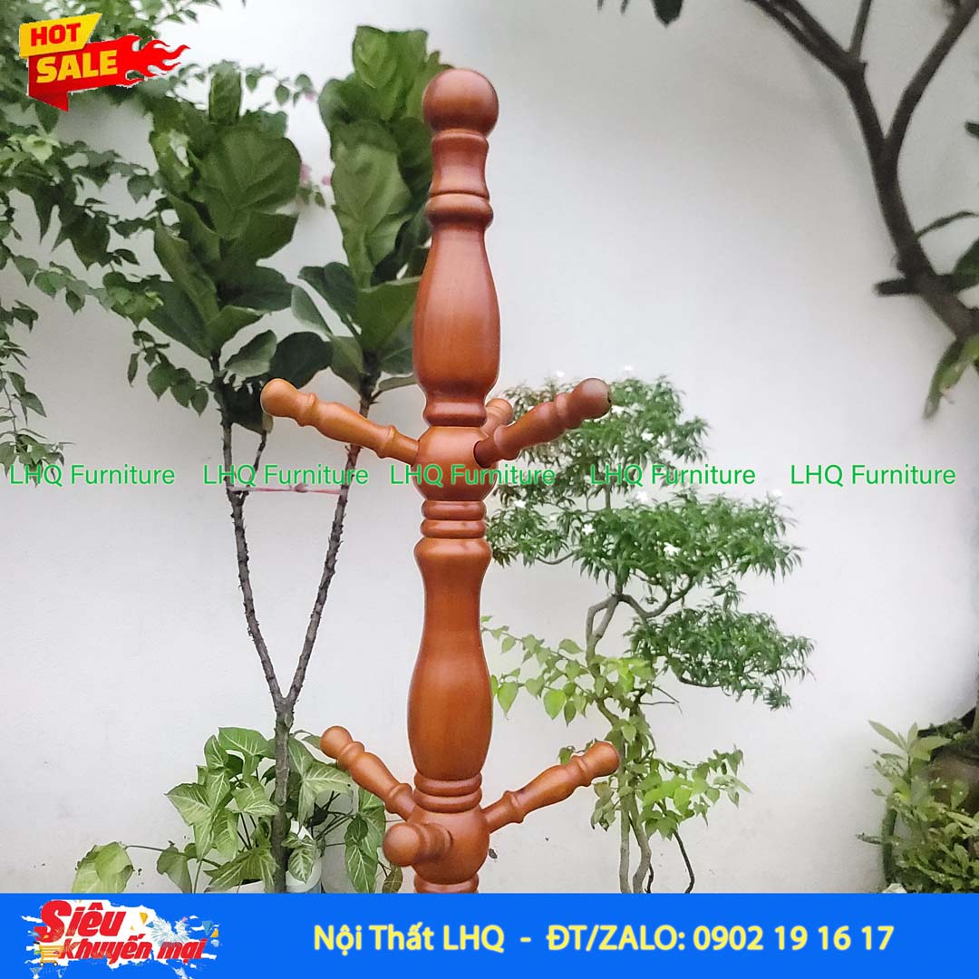 Cây Treo Quần Áo Đại Gỗ Tự Nhiên | Nội Thất LHQ