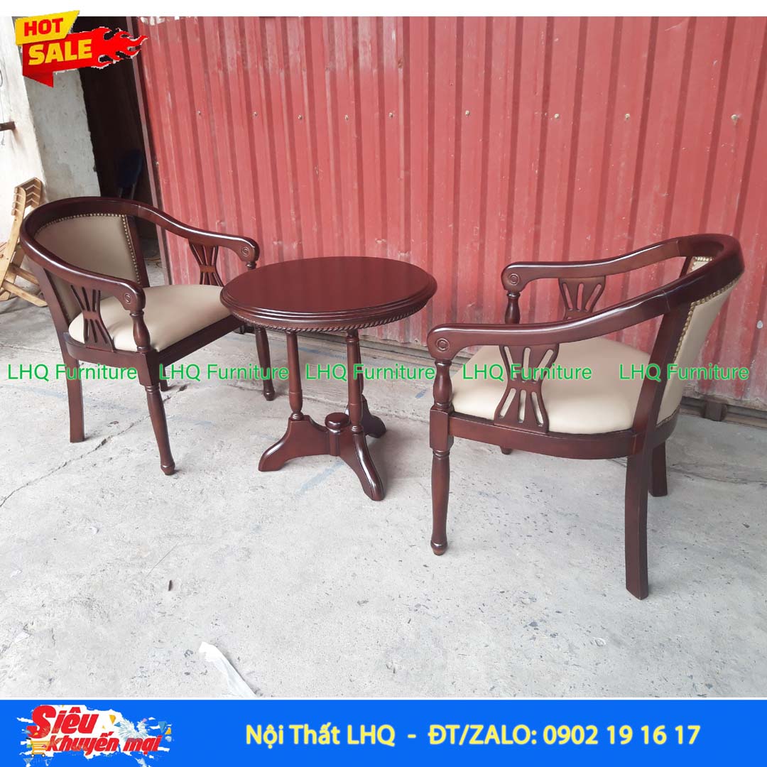 Ghế Kẹp Trà Gỗ Cao Su | Nội Thất LHQ