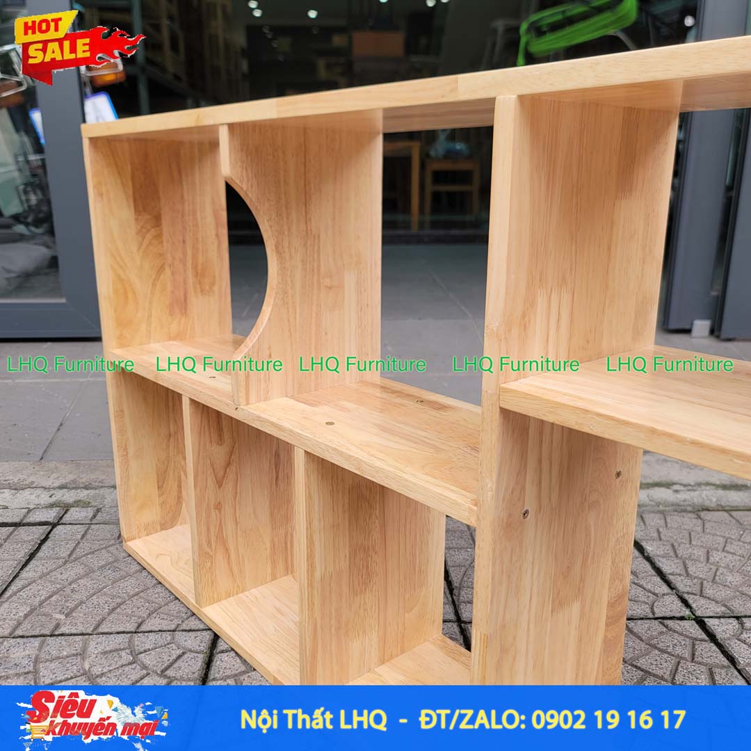 Kệ Treo Tường Rộng 1m Gỗ Cao Su – GST1m