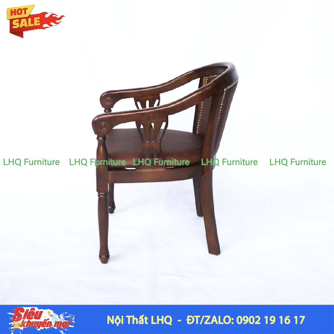 Ghế Kẹp Trà Gỗ Cao Su | Nội Thất LHQ