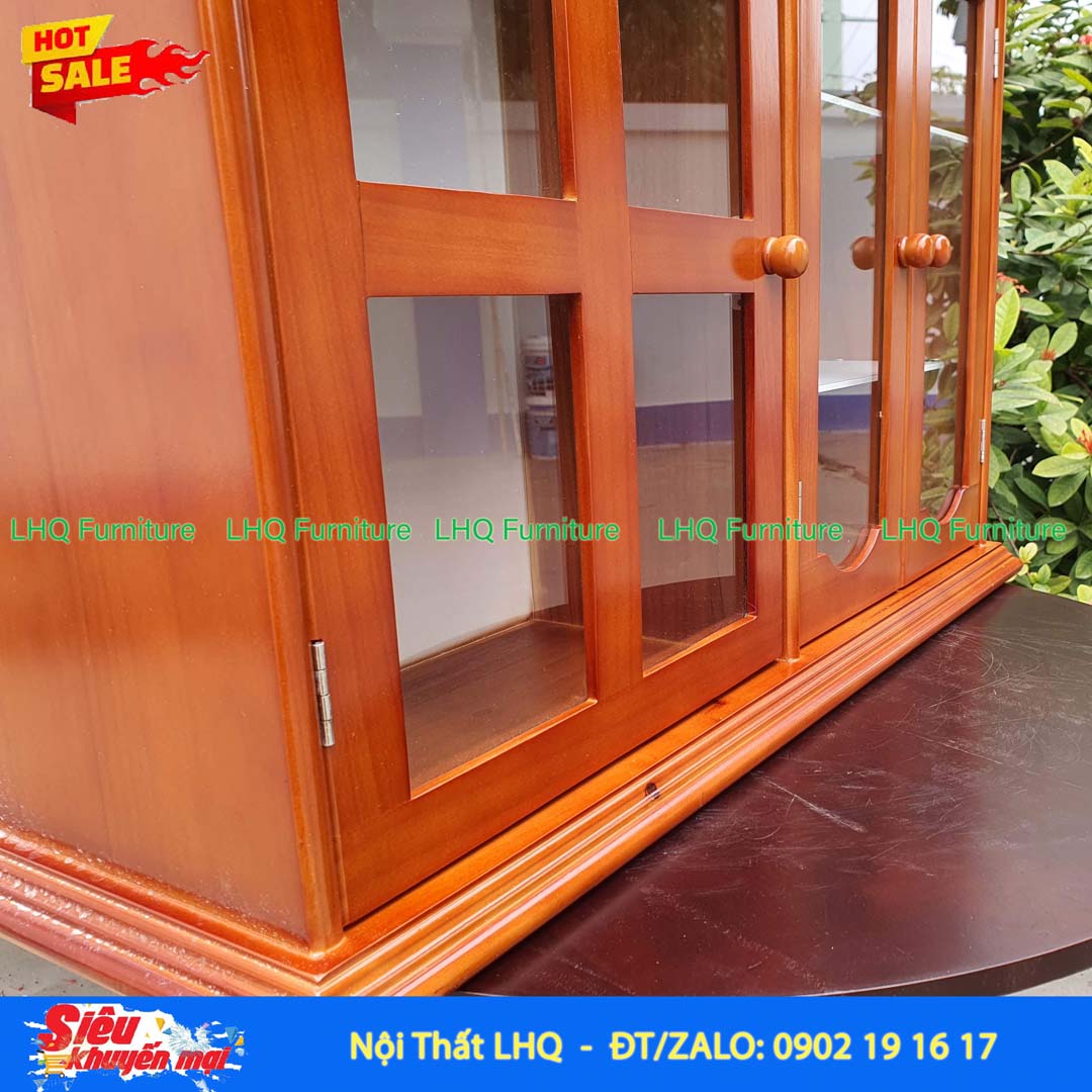 Tủ Thuốc Đôi Gỗ Thông 67x21x55cm | Nội Thất LHQ