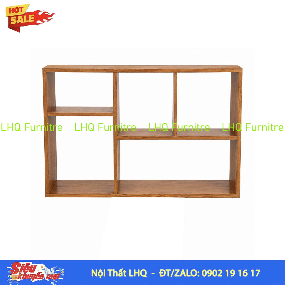 Kệ Treo Tường Rộng 80cm Gỗ Cao Su – GST80cm