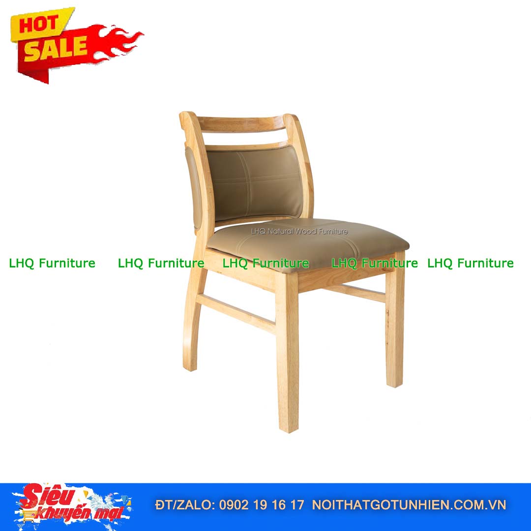 Bộ bàn ghế ăn Ashley 6 chỗ ngồi gỗ cao su