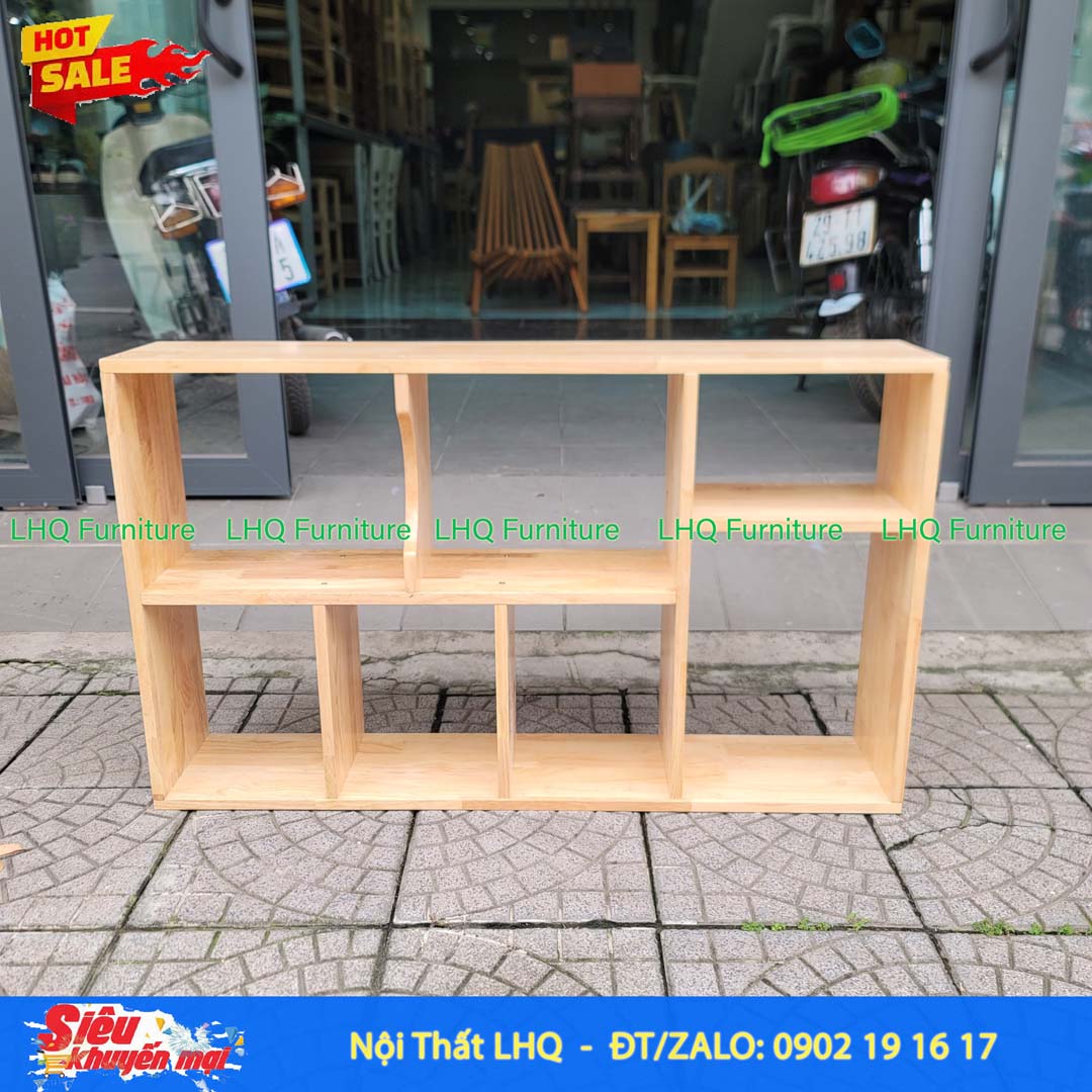 Kệ Treo Tường Rộng 1m Gỗ Cao Su – GST1m