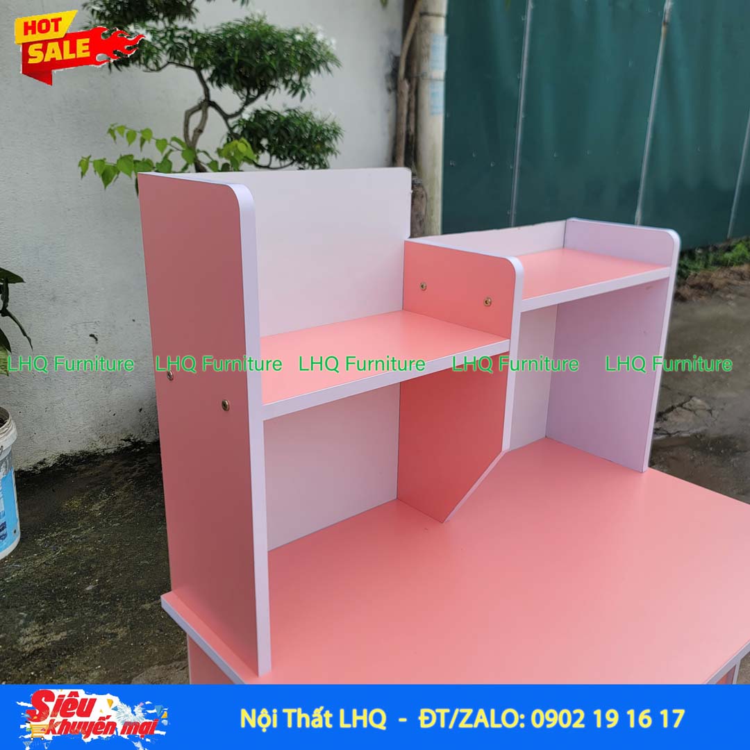 Bộ bàn học sinh nhí – Gỗ MDF, thiết kế tháo lắp tiện lợi