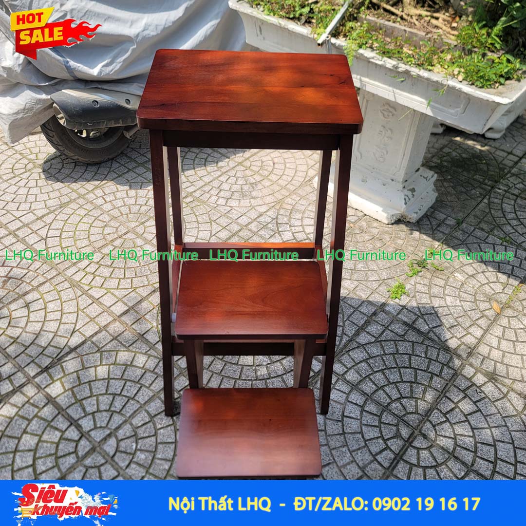 Ghế Thắp Hương Gỗ Tự Nhiên Xếp Gọn | Nội Thất LHQ