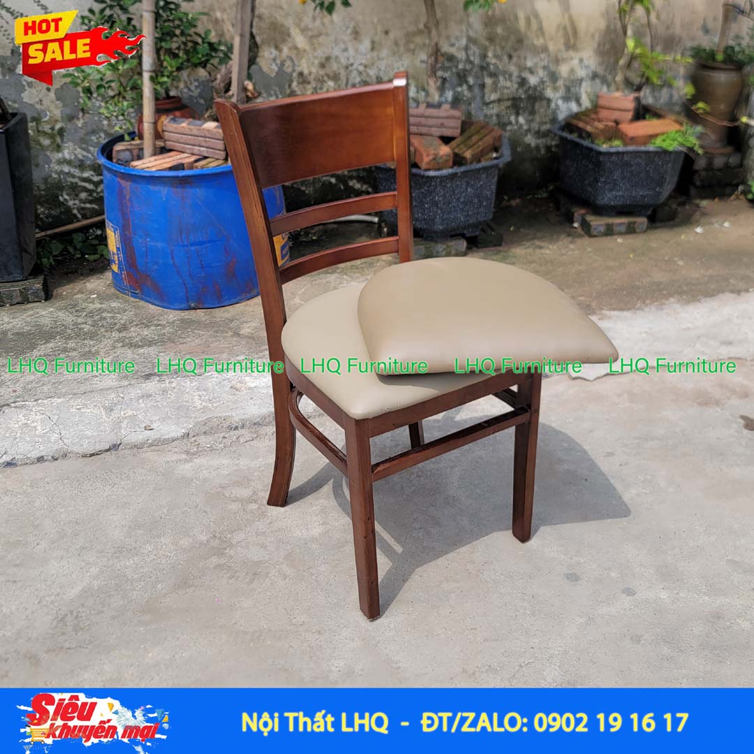 Bộ Bàn 4 Ghế Cabin – Bàn 2 Tầng 60cm Tròn/Vuông