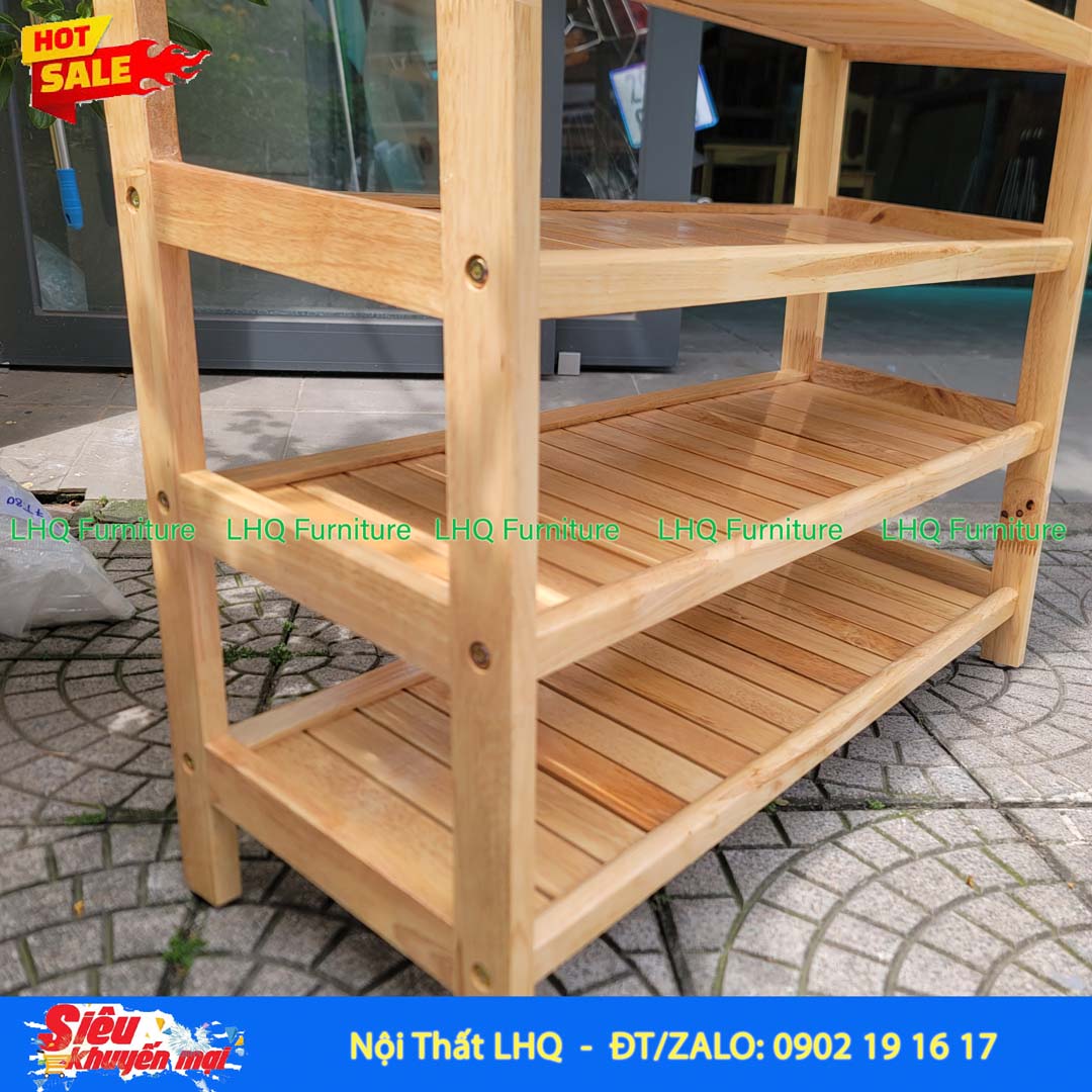 Kệ Để Giày Dép Gỗ 7 Tầng Rộng 62cm | Nội Thất LHQ