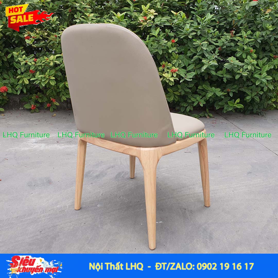 Ghế Cafe – Ghế Ăn Grace Gỗ Cao Su Sang Trọng, Ngồi Êm Ái
