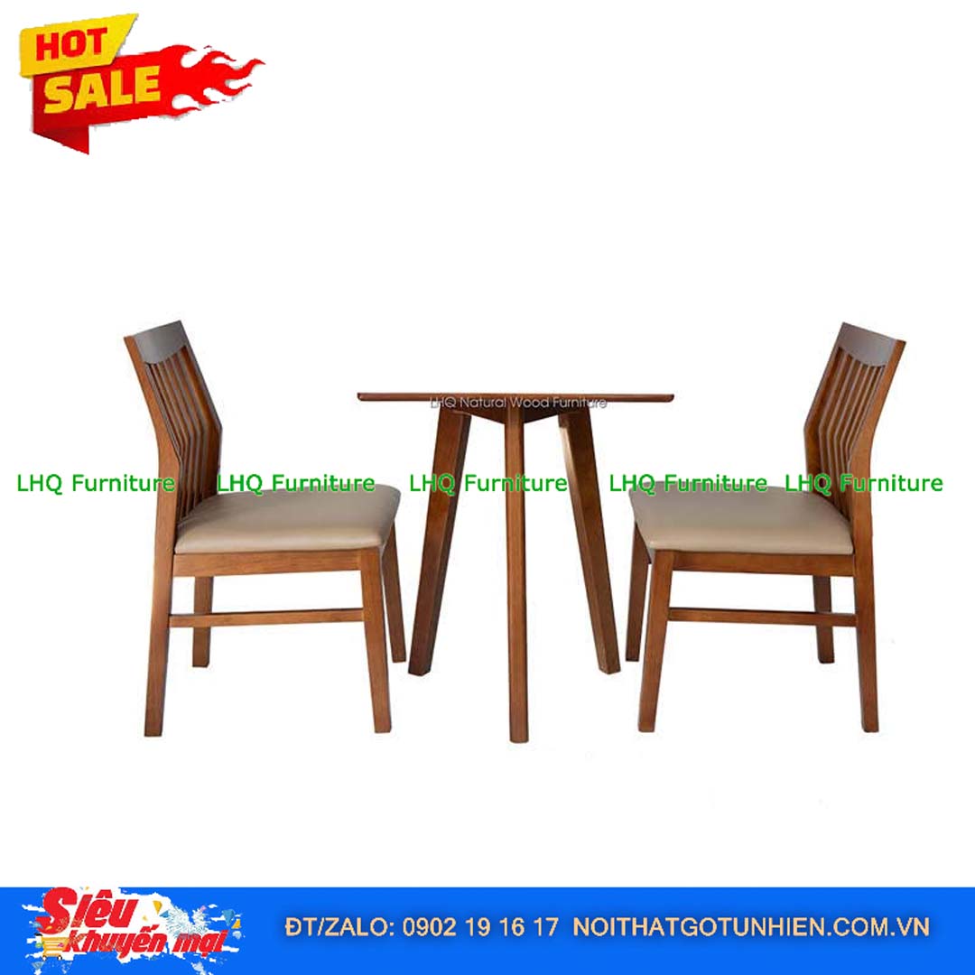 Ghế Cafe – Ghế Ăn Bingo Gỗ Cao Su Sang Trọng, Bền Đẹp