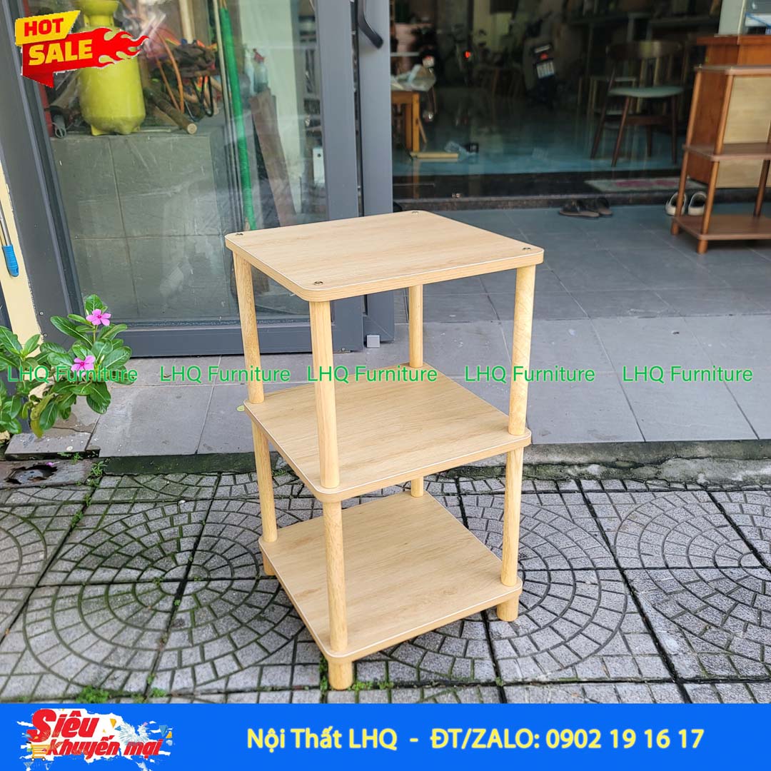 Kệ trang trí vuông 3 tầng 40x40cm – Tăng không gian trưng bày, tối ưu diện tích