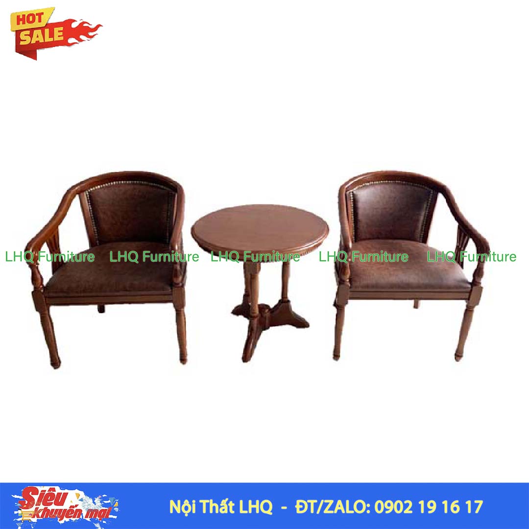 Ghế Kẹp Trà Gỗ Cao Su | Nội Thất LHQ