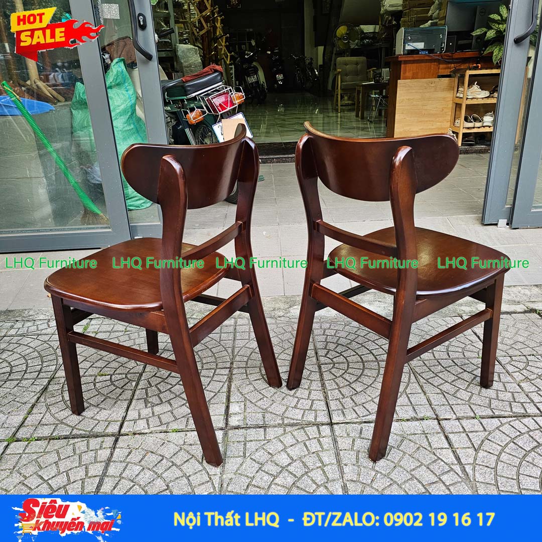 Ghế Cafe – Ghế Ăn Mango Gỗ Cao Su Hiện Đại, Chất Lượng Xuất Khẩu