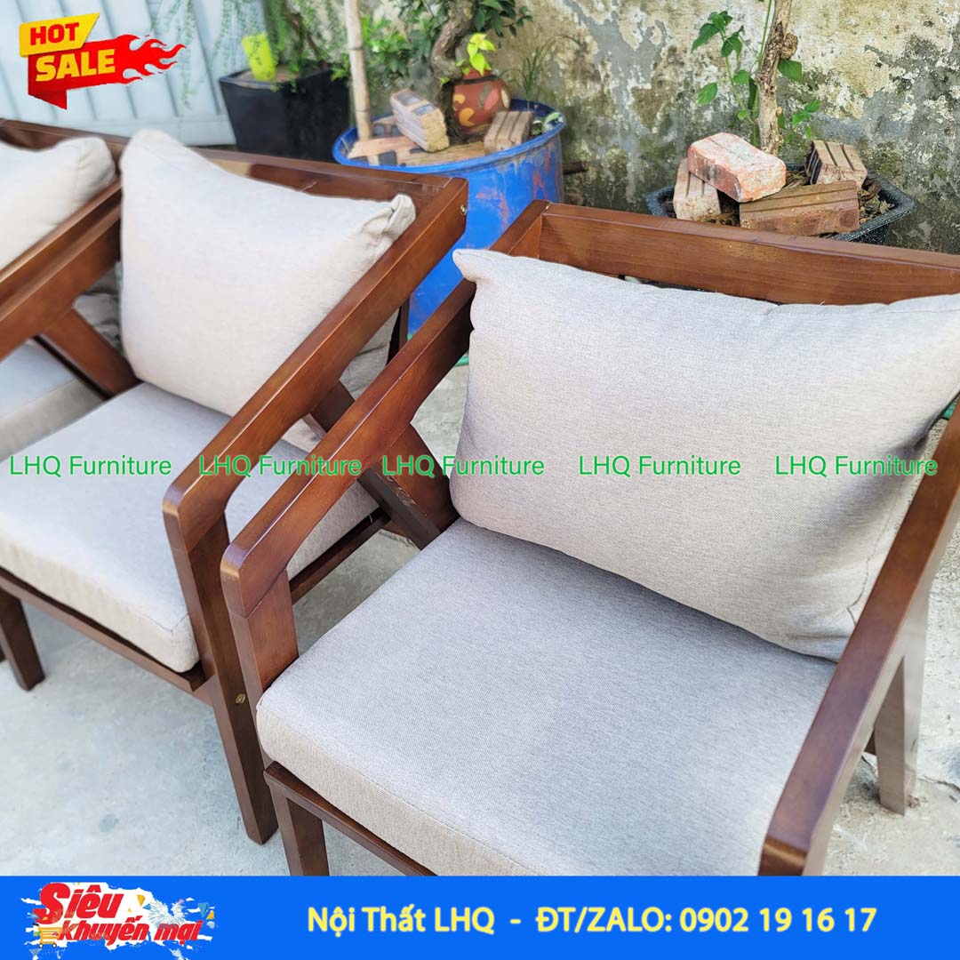 Ghế Sofa Đơn Nakata Gỗ Cao Su – Thiết Kế Hiện Đại, Tháo Ráp Tiện Lợi