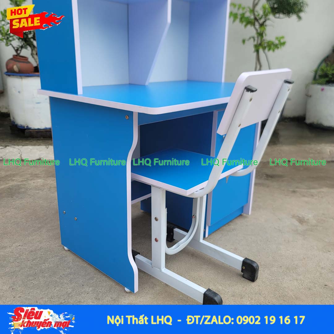 Bộ bàn học sinh nhí – Gỗ MDF, thiết kế tháo lắp tiện lợi