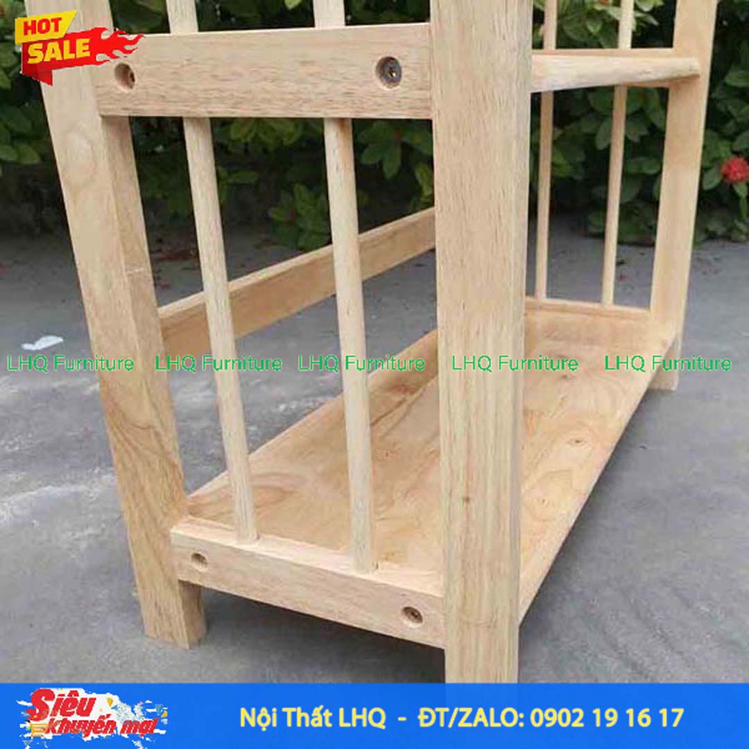 Kệ Sách Gỗ 3 Tầng Rộng 65cm – Thiết Kế Hiện Đại, Gỗ Cao Su Tự Nhiên Bền Đẹp