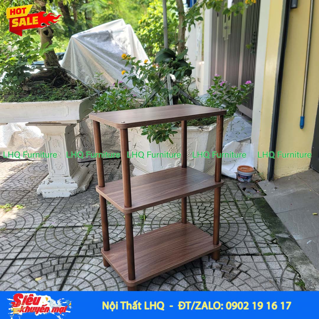 Kệ trang trí 3 tầng 50x30x70cm – Gọn đẹp, đa năng