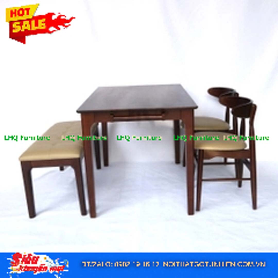 Ghế Cafe – Ghế Ăn Vầng Trăng Gỗ Cao Su Thiết Kế Độc Đáo, Sang Trọng